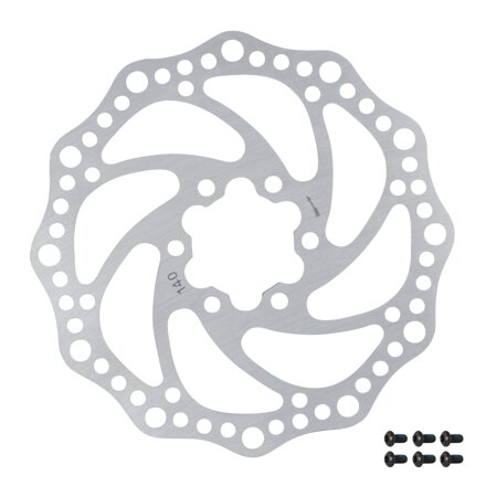 Force kotúč brzdový -6 140 mm, strieborný