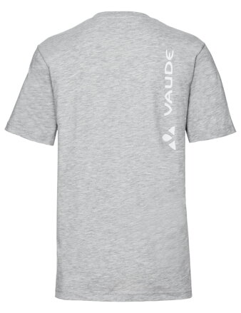 Vaude bavlnené tričko Brand, pánske, grey-melange