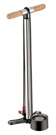 LEZYNE Pumpa nožná Alloy Floor Drive 220 psi, lesklá strieborná LEZYNE Pumpa nožná Alloy Floor Drive 220 psi, lesklá strieborná