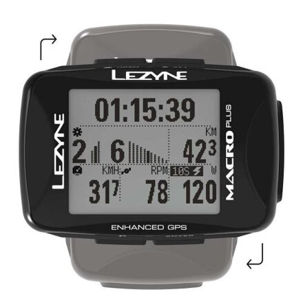 LEZYNE Cyklocomputer Macro PLUS GPS
