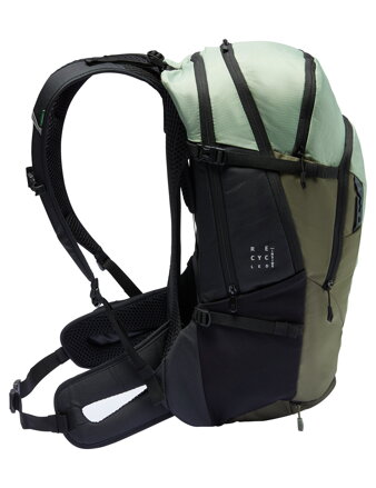 Vaude cyklistický batoh Bike Alpin 25+5, unisex, willow green