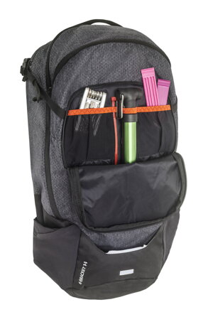 Vaude cyklistický batoh eBracket 14, unisex, black