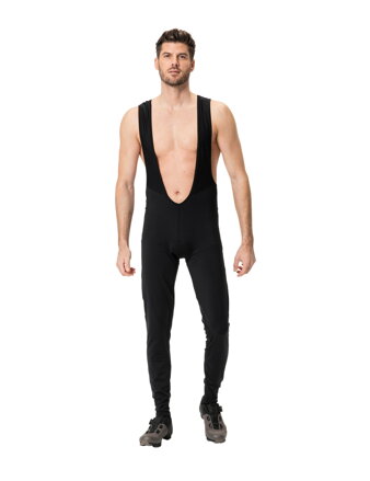 Vaude cyklistické nohavice Matera Warm Bib w/o SC, pánske, black