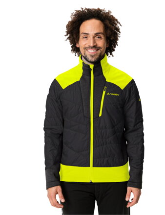 Vaude cyklistická bunda Minaki JIII, pánska, black/yellow