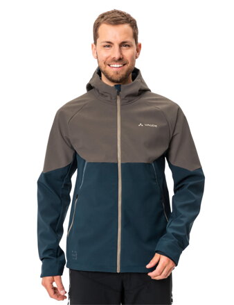 Vaude cyklistická bunda Qimsa Softshell, pánska, coconut/dark sea