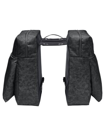 Vaude dvojitá taška na nosič TwinZipper, black
