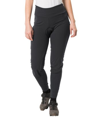 Vaude cyklistické nohavice Kuro Warm Hybrid, dámske, black