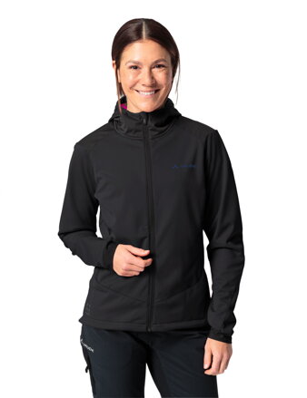 Vaude cyklistická bunda Qimsa Softshell, dámska, black uni