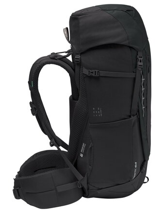 Vaude turistický batoh Asymmetric 42+8, unisex, black