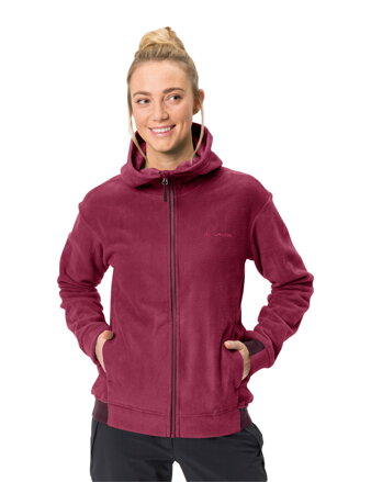 Vaude mikina s kapucňou Neyland Fleece, dámska, passion fruit