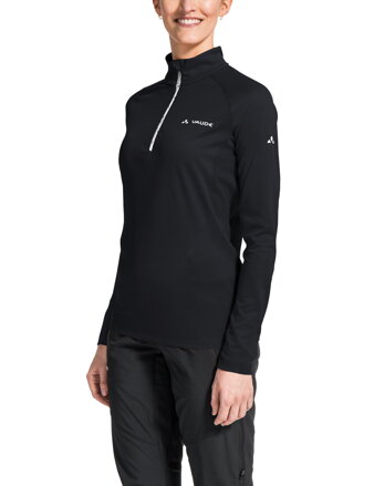 Vaude tričko s dlhým rukávom Larice Light, dámske, black
