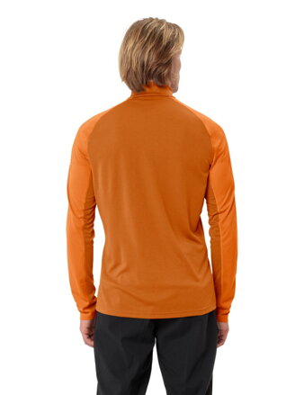 Vaude tričko s dlhým rukávom Larice Light, pánske, oranžová