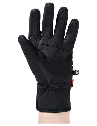 Vaude zimné rukavice Lagalp Softshell, unisex, black