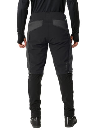 Vaude zateplené cyklošortky Minaki, pánske, black