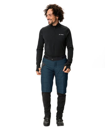 Vaude zateplené cyklošortky Minaki, pánske, black