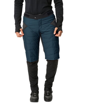 Vaude zateplené cyklošortky Minaki, pánske, black