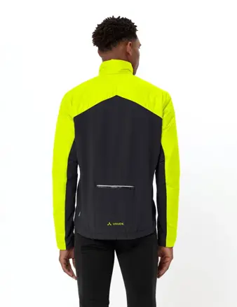 Vaude cyklistická zateplená bunda Posta Insulation, pánska, neon yellow