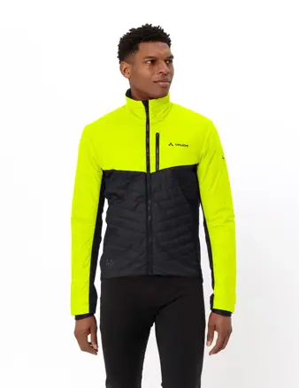 Vaude cyklistická zateplená bunda Posta Insulation, pánska, neon yellow