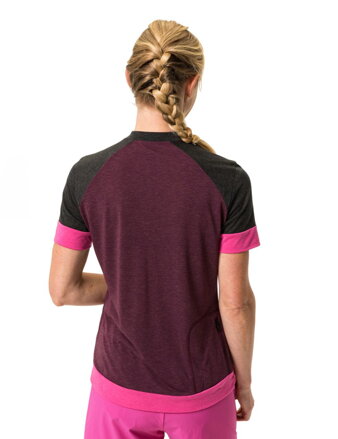 Vaude all-mountain dres, Altissimo Q-Zip, cassis, dámsky