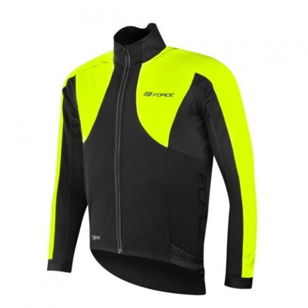 FORCE bunda X100, zimná, čierna-fluo FORCE bunda X100, zimná, čierna-fluo
