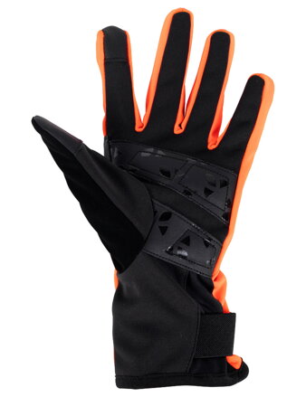Vaude cyklistické rukavice Posta Warm, unisex, neon orange