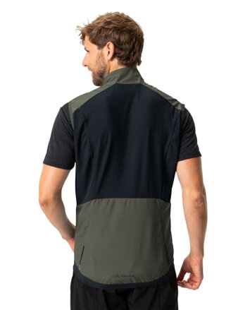 Vaude cyklistická vesta Kuro Air, khaki, pánska