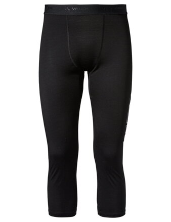 Vaude termo spodky Monviso Wool 3/4, pánske, black