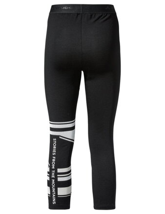 Vaude termo spodky Monviso Wool 3/4, pánske, black