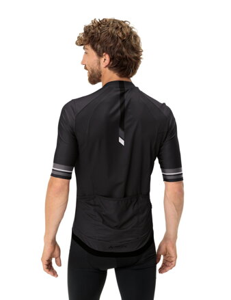 Vaude cyklistický dres Furka FZ II, pánsky, black