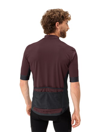 Vaude cyklistický dres Kuro FZ, dark oak, pánsky