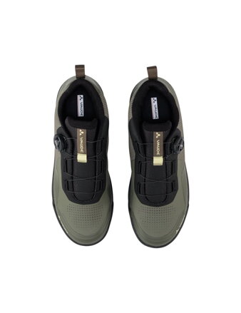 Vaude enduro obuv Moab Tech II, pánske čierno-zelená (black/coconut)