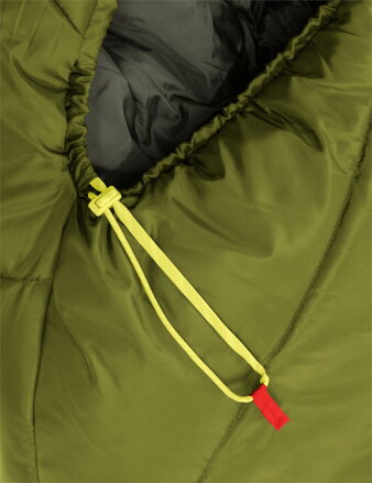 Vaude spací vak Sioux 800 II SYN, avocado, ľavý