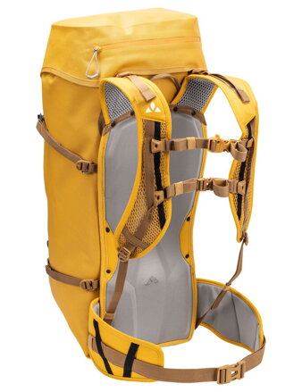 Vaude alpinistický nepremokavý batoh Rupal 28, unisex, burnt yellow