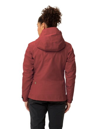 Vaude hardshell bunda Monviso 2,5L, dámska, červená (redeva)