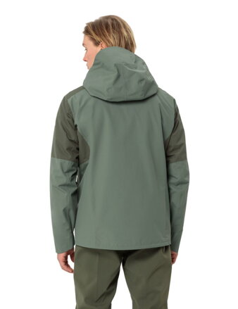 Vaude hardshell bunda Monviso 2,5L, dámska, zelená (kaki)