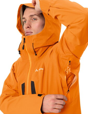 Vaude hardshell bunda Monviso 2,5L, pánska, oranžová (kurkuma)