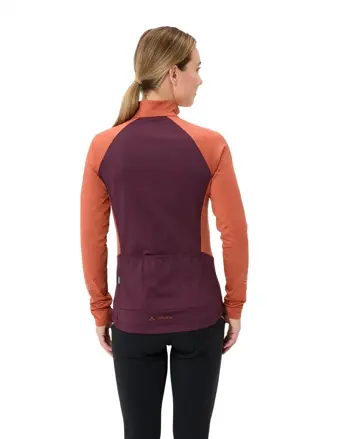 Vaude cyklistický dres s dlhým rukávom Posta III, dámsky, buckeye