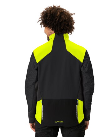 Vaude cyklistická bunda Minaki JIII, pánska, black/yellow