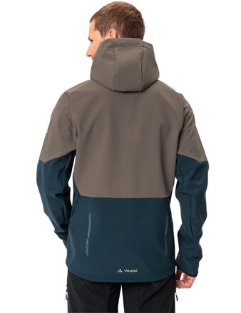 Vaude cyklistická bunda Qimsa Softshell, pánska, coconut/dark sea