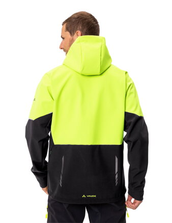 Vaude cyklistická bunda Qimsa Softshell, pánska, neon yellow