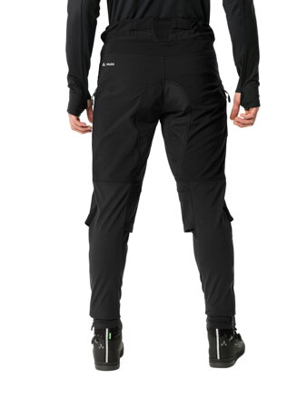 Vaude cyklistické nohavice Virt Softshell II, pánske, black/black