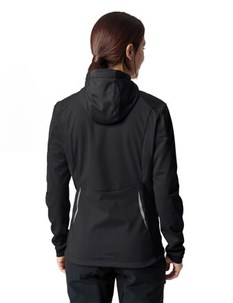 Vaude cyklistická bunda Qimsa Softshell, dámska, black uni