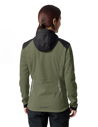 Vaude cyklistická bunda Qimsa Softshell, dámska, cedar wood