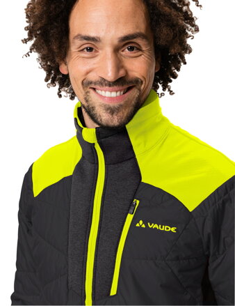 Vaude cyklistická bunda Minaki JIII, pánska, black/yellow
