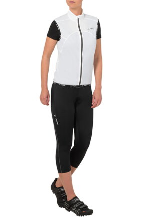 Vaude cyklistické nohavice Active 3/4, dámske, black uni