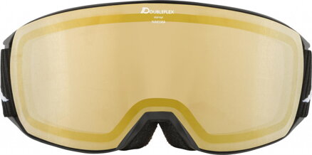 Lyžiarske okuliare Alpina NAKISKA čierne Q-LITE gold Lyžiarske okuliare Alpina NAKISKA čierne Q-LITE gold