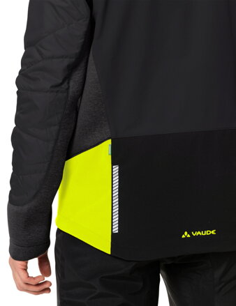 Vaude cyklistická bunda Minaki JIII, pánska, black/yellow
