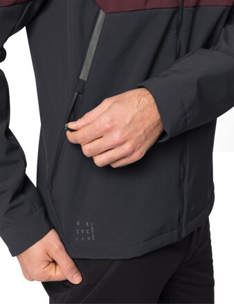 Vaude cyklistická bunda Qimsa Softshell, pánska, dark oak