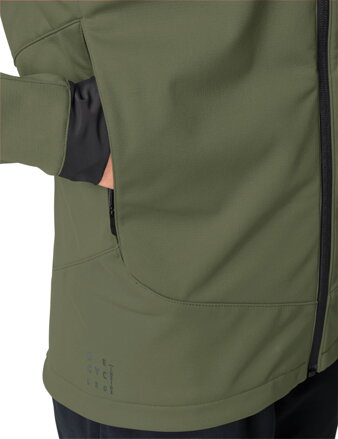 Vaude cyklistická bunda Qimsa Softshell, dámska, cedar wood