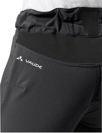 Vaude cyklistické nohavice Qimsa Softshell II, dámske, black/black